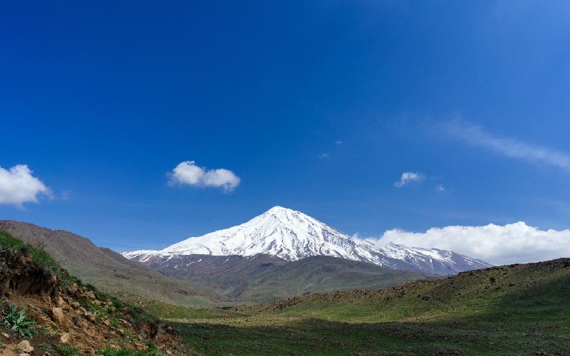کوه دماوند بلندترین کوه ایران