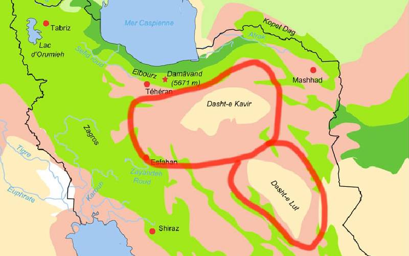 نقشه راه کویرنوردی