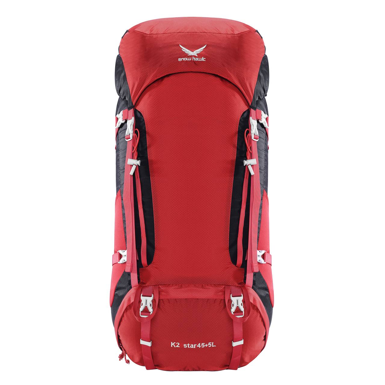 snowhawk-50liters-red-packback کوله پشتی ۵۰لیتری اسنوهاک قرمز