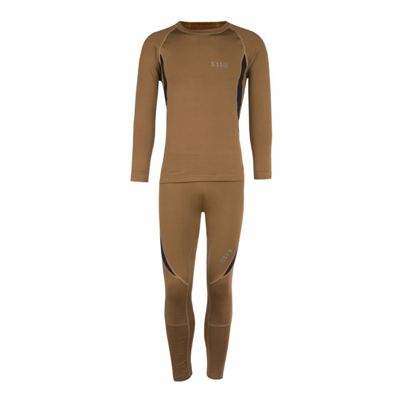511-base-layer-brown ست بیس لایر 5050 برند 5.11 رنگ قهوه ای